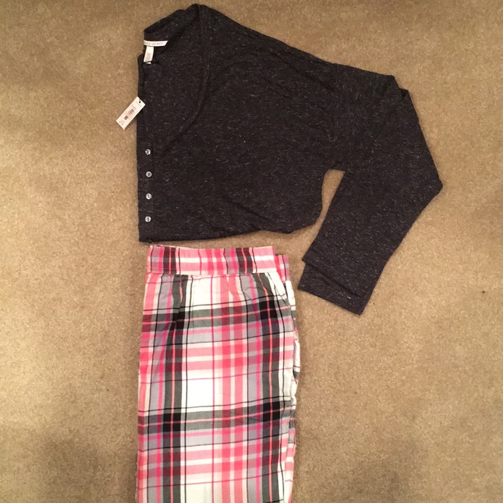 NEW WITH TAGS Victoria's Secret long sleeve PJs